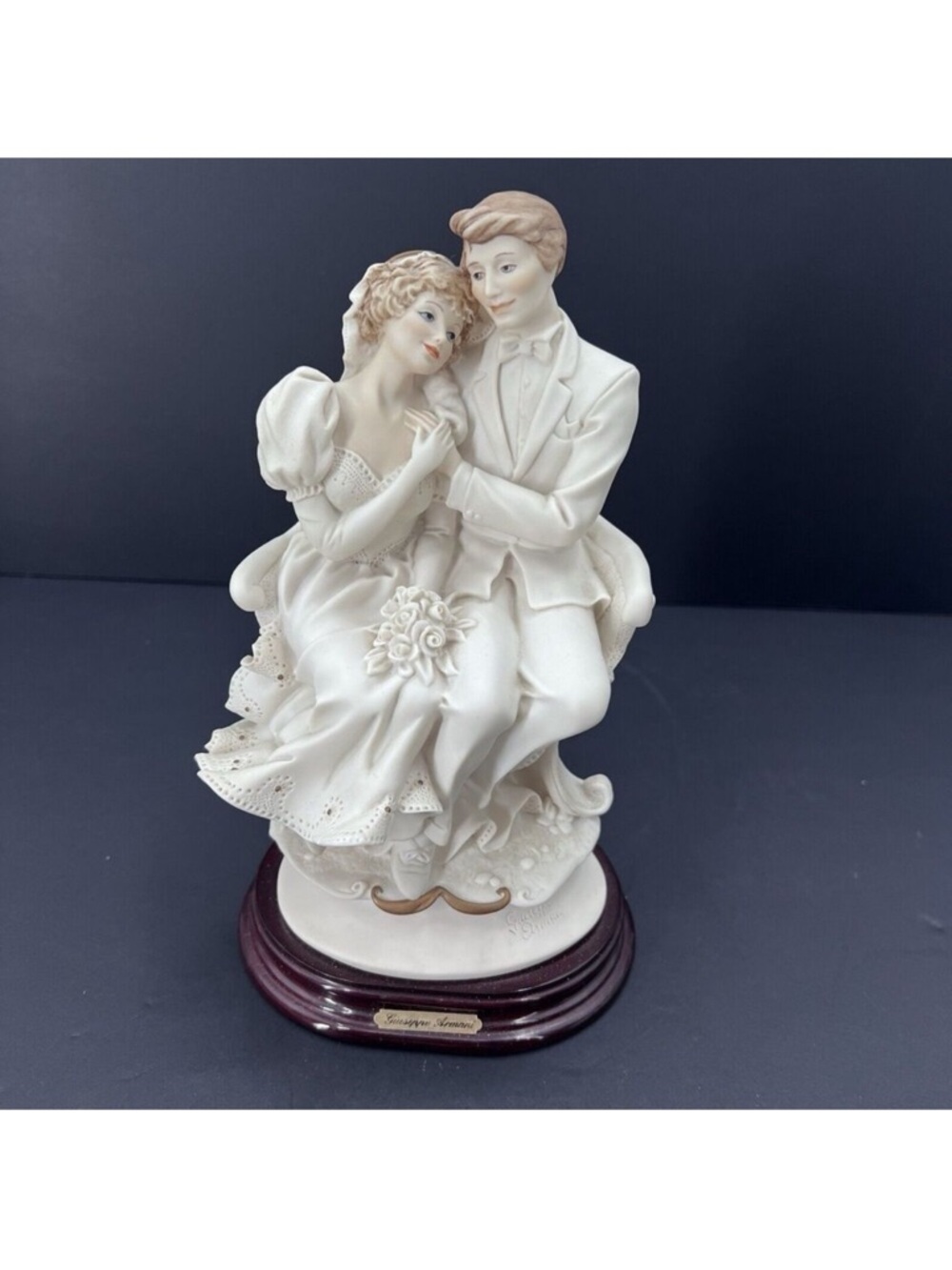 Giuseppe Armani Florence #0189F Bride And Groom Garden Wedding